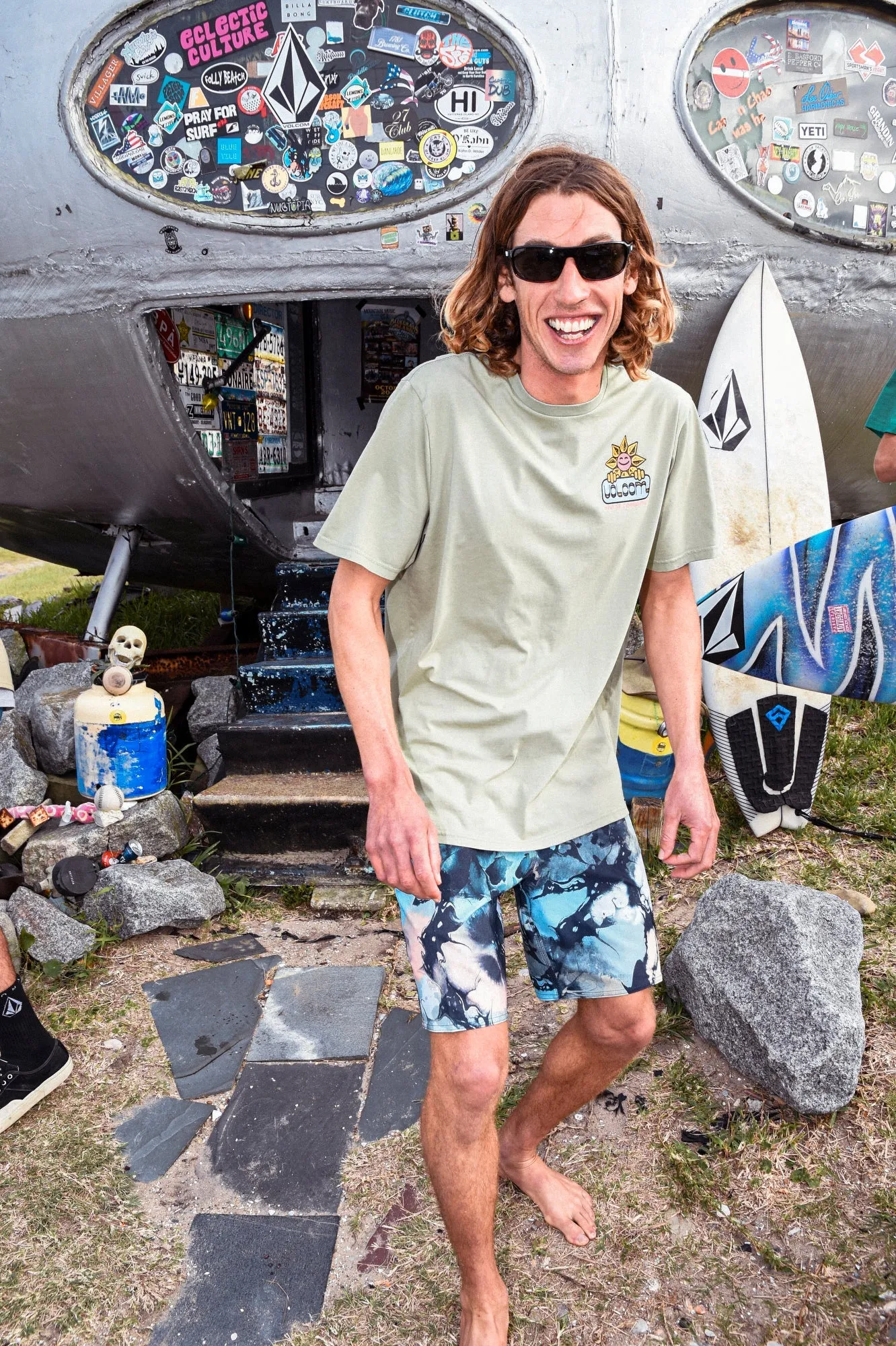 Skulli Wash Stoney 19" Boardshort - NAVY
