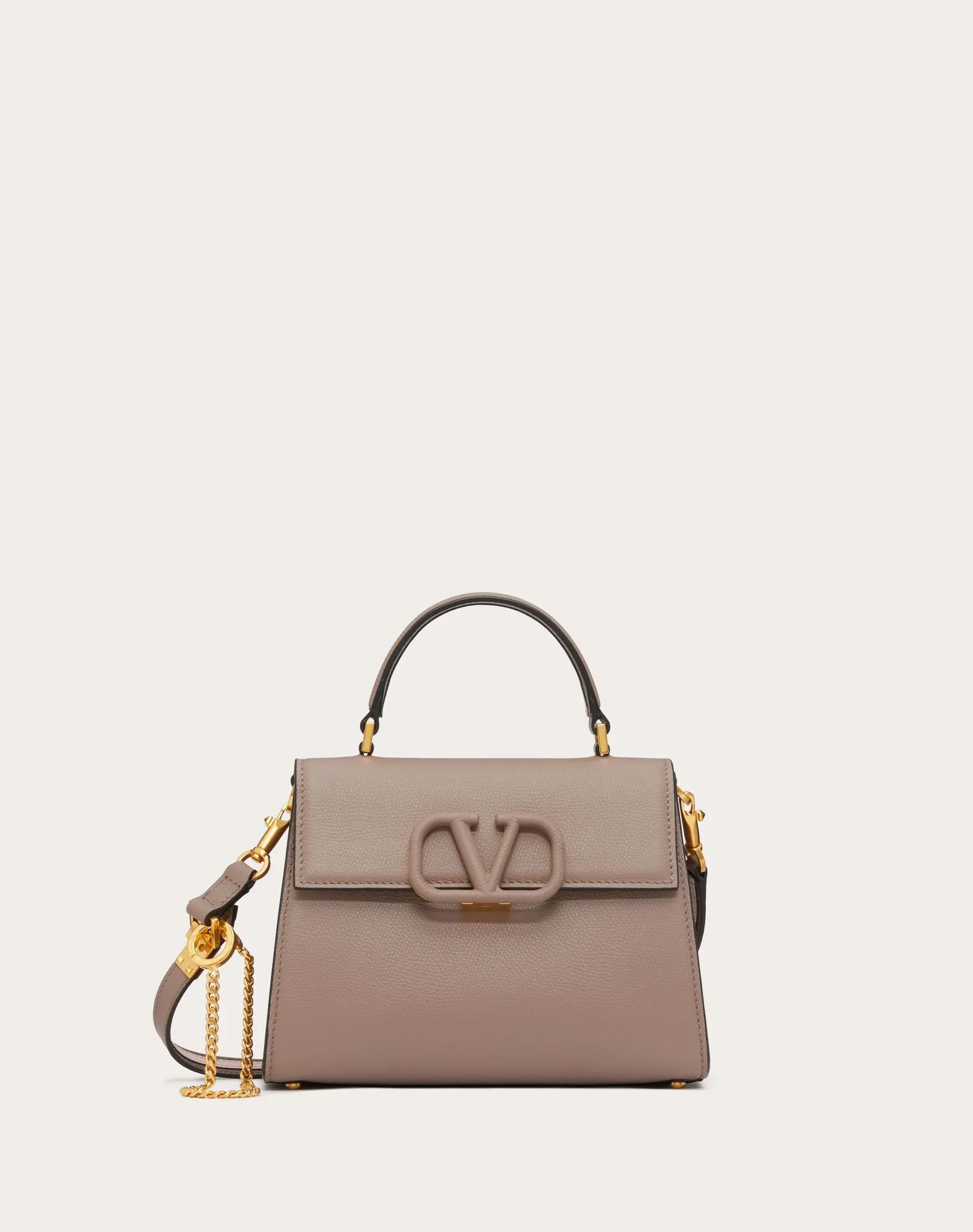 Small Vsling Grainy Calfskin Handbag