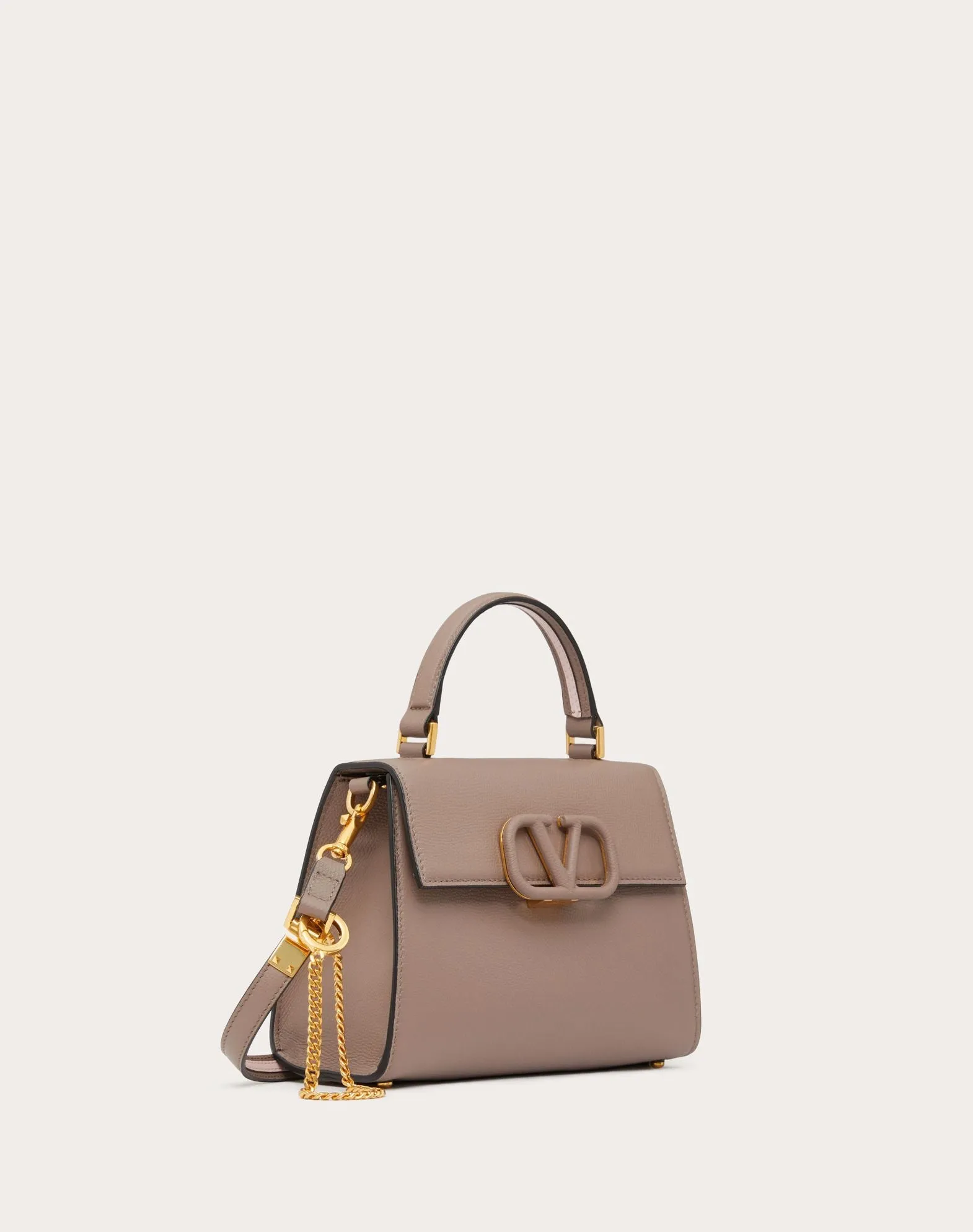 Small Vsling Grainy Calfskin Handbag