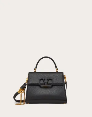 Small Vsling Grainy Calfskin Handbag