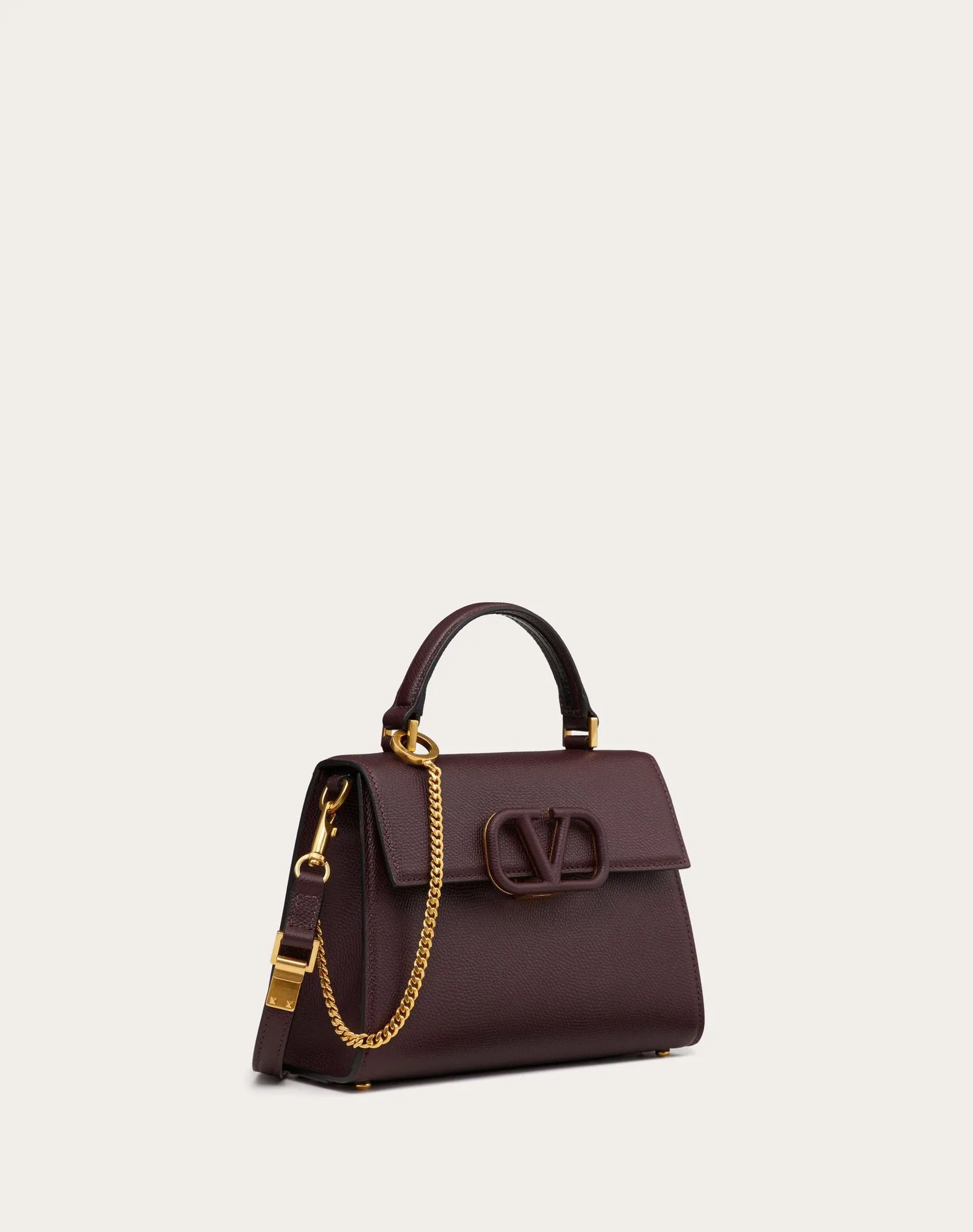 Small Vsling Grainy Calfskin Handbag