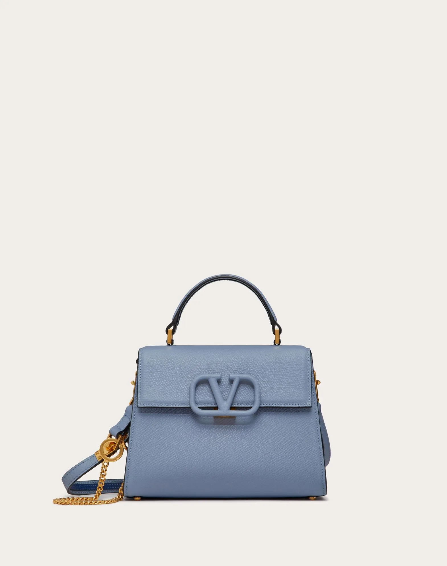 Small Vsling Grainy Calfskin Handbag
