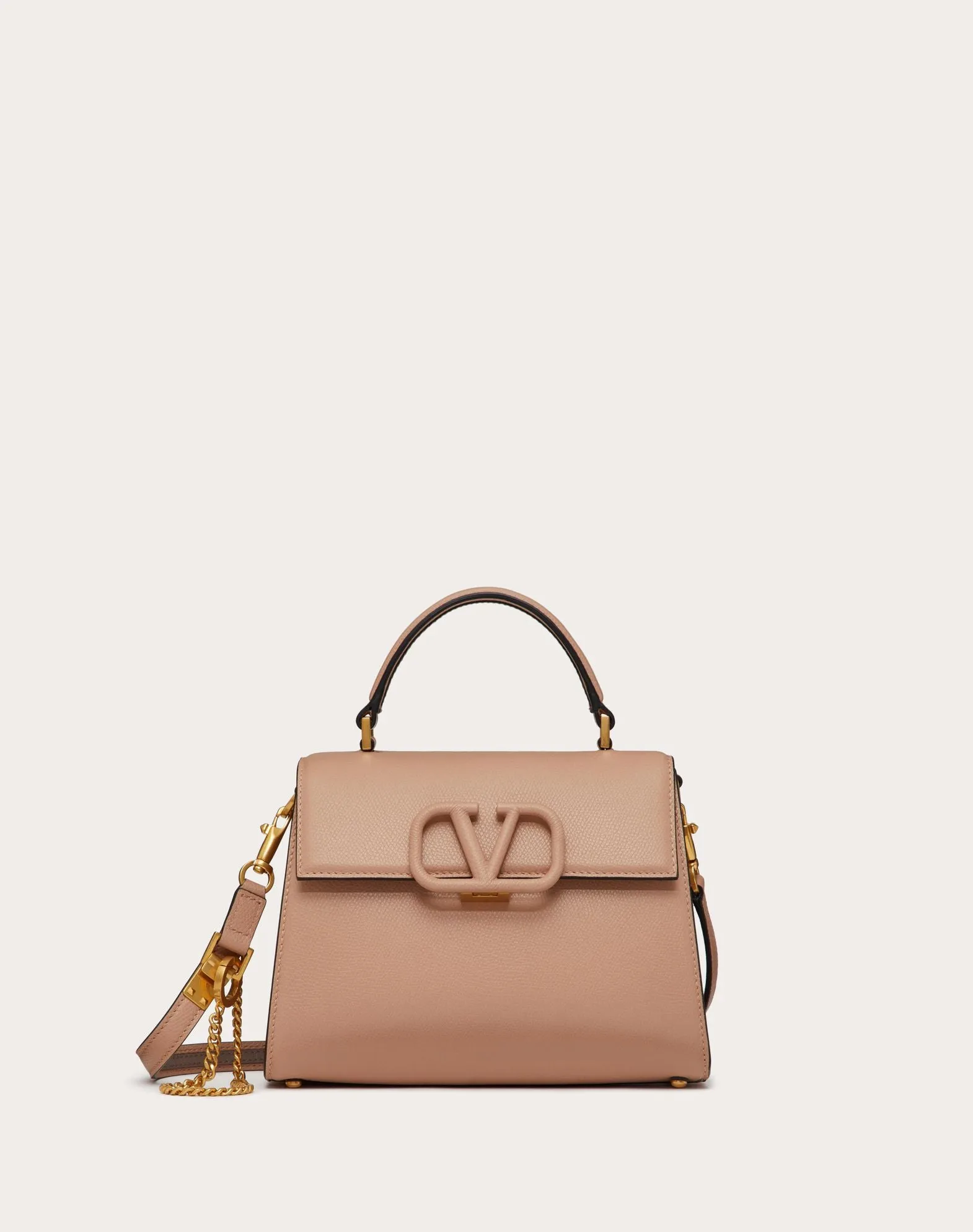 Small Vsling Grainy Calfskin Handbag