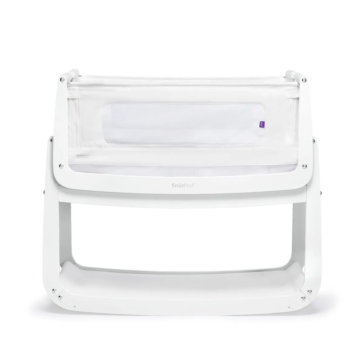 SnuzPod 4 Bedside Crib Complete Bundle - White