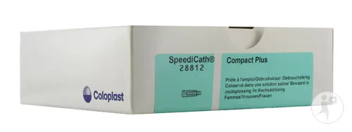 SpeediCath®Compact Female Plus Hydrophilic Catheter, 12 FR - Box of 30