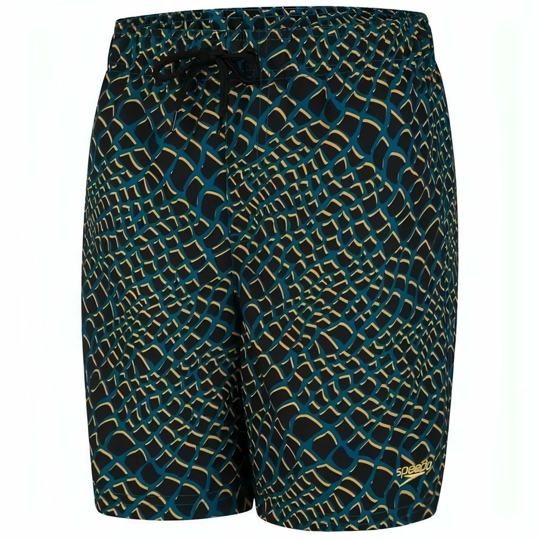 Speedo JunglePuzzle 15 Inch Junior Swim Shorts - Black