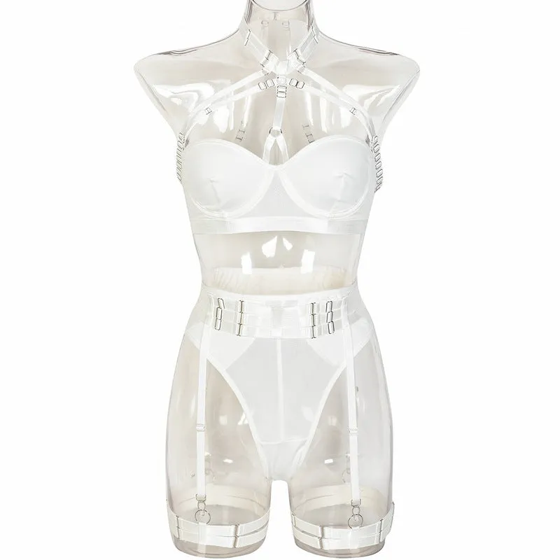 Strap Mesh Waist Belt Lingerie