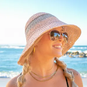 Stripe Accent Straw Hat