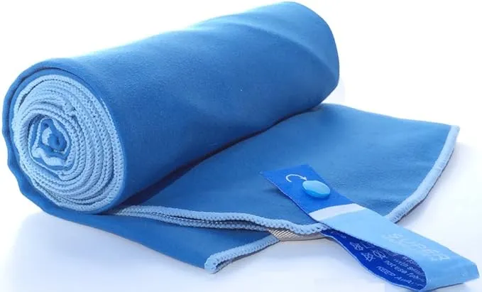 Super Towel for Sports, Beach & Travel — Lightweight, Compact, Absorbent, Quick-Drying, Soft Microfiber Suede — Awesome for pool, gym, yoga, bath, camping (Medium 40x20", Extra Large 60x32")