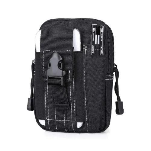 Tactical MOLLE Military Pouch Waist Bag for Hiking, Running and