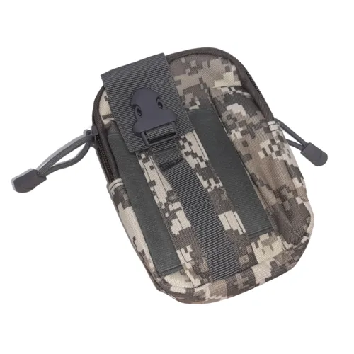 Tactical MOLLE Military Pouch Waist Bag for Hiking, Running and