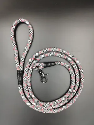Tartan Grey Dog Leash