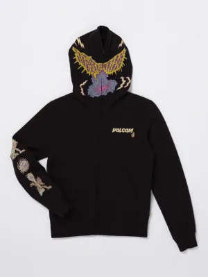 Tetsunori Full Zip Hoodie - BLACK - (KIDS)