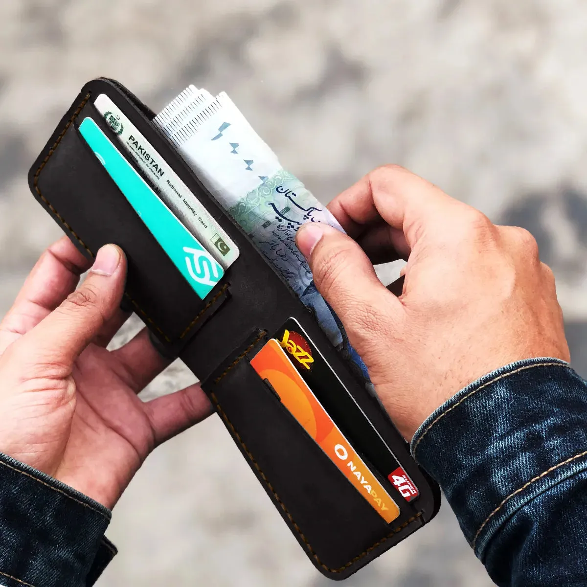 The Eon: A Leather Bifold Wallet
