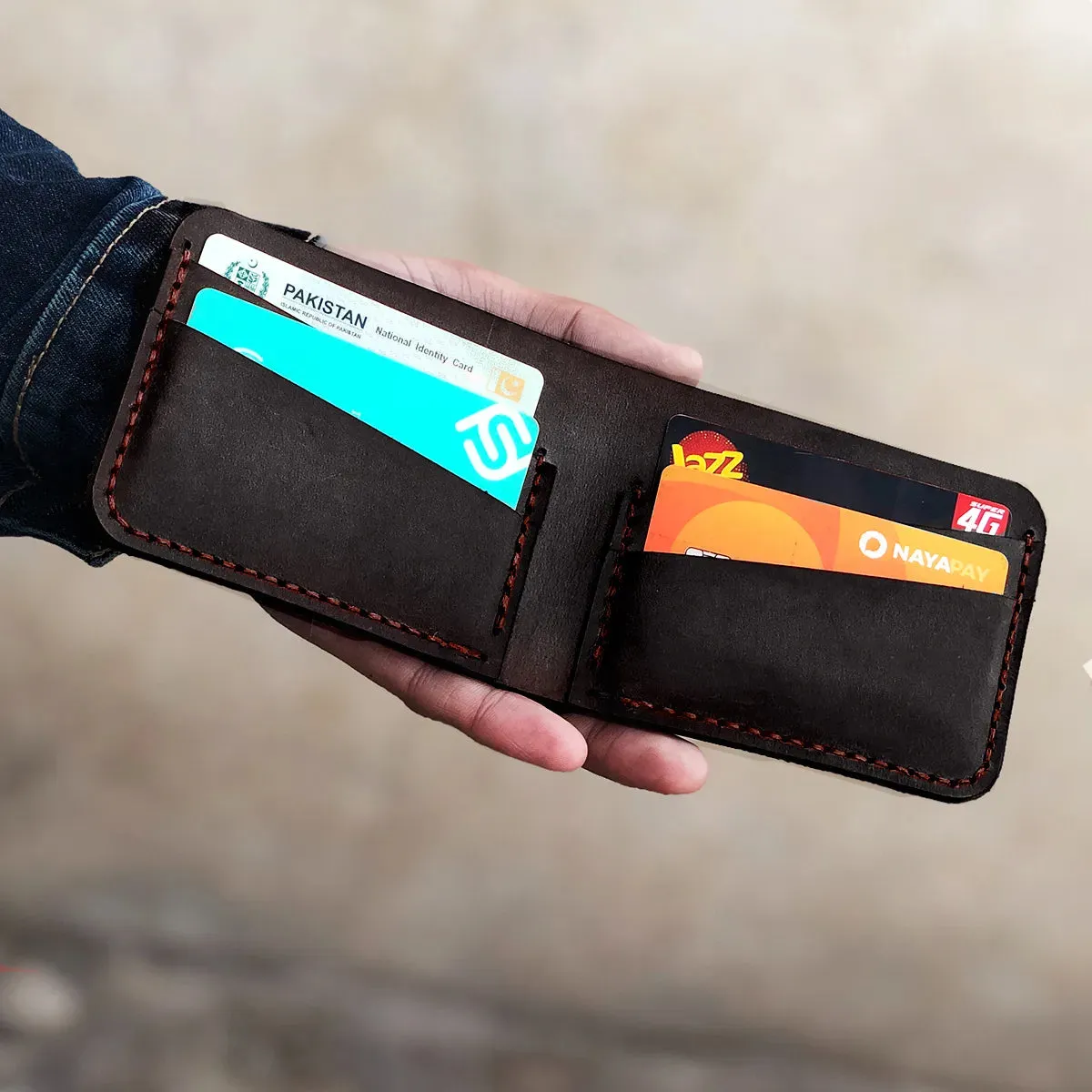 The Eon: A Leather Bifold Wallet