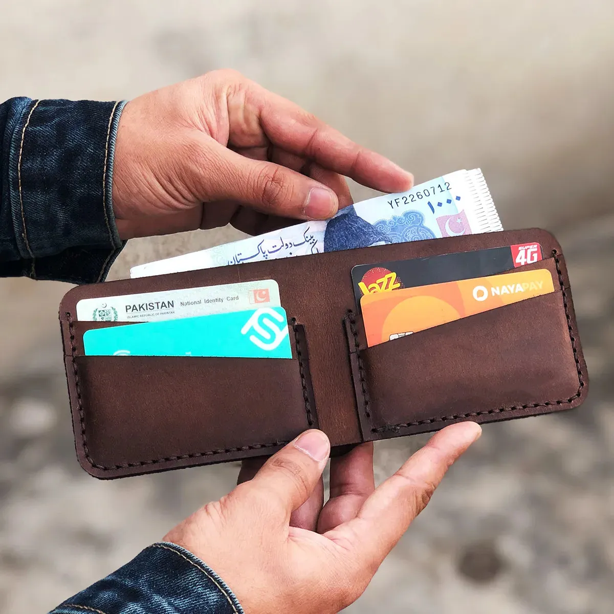 The Eon: A Leather Bifold Wallet