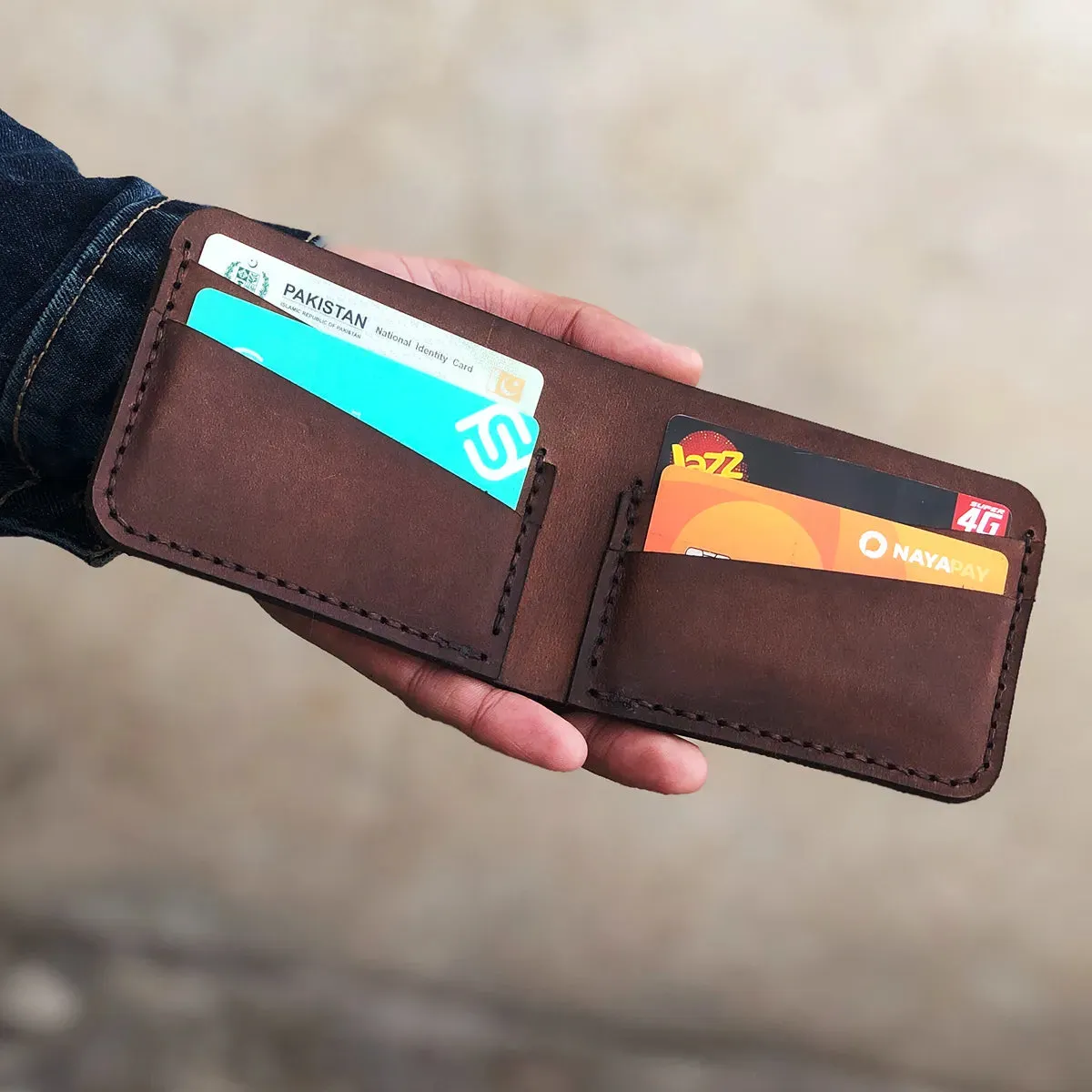 The Eon: A Leather Bifold Wallet