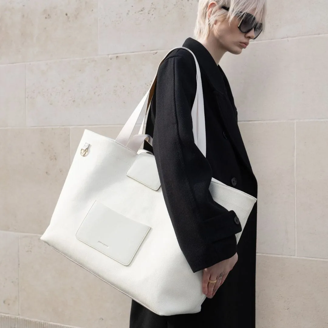 The Stockholm Recycled Vegan Leather XL Tote | Multiple Colours