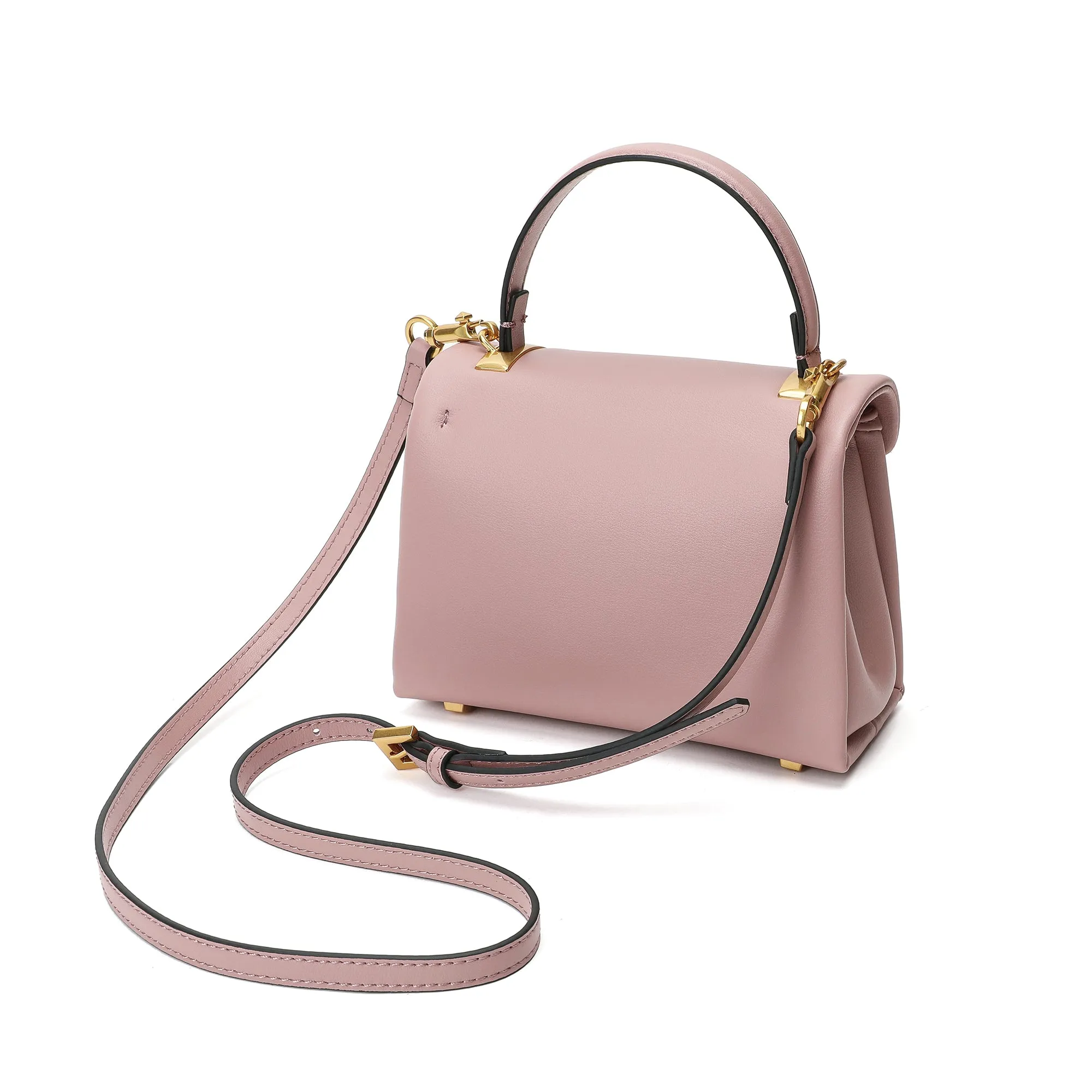 Tiffany & Fred Full-Grain Soft Leather Top-Handle