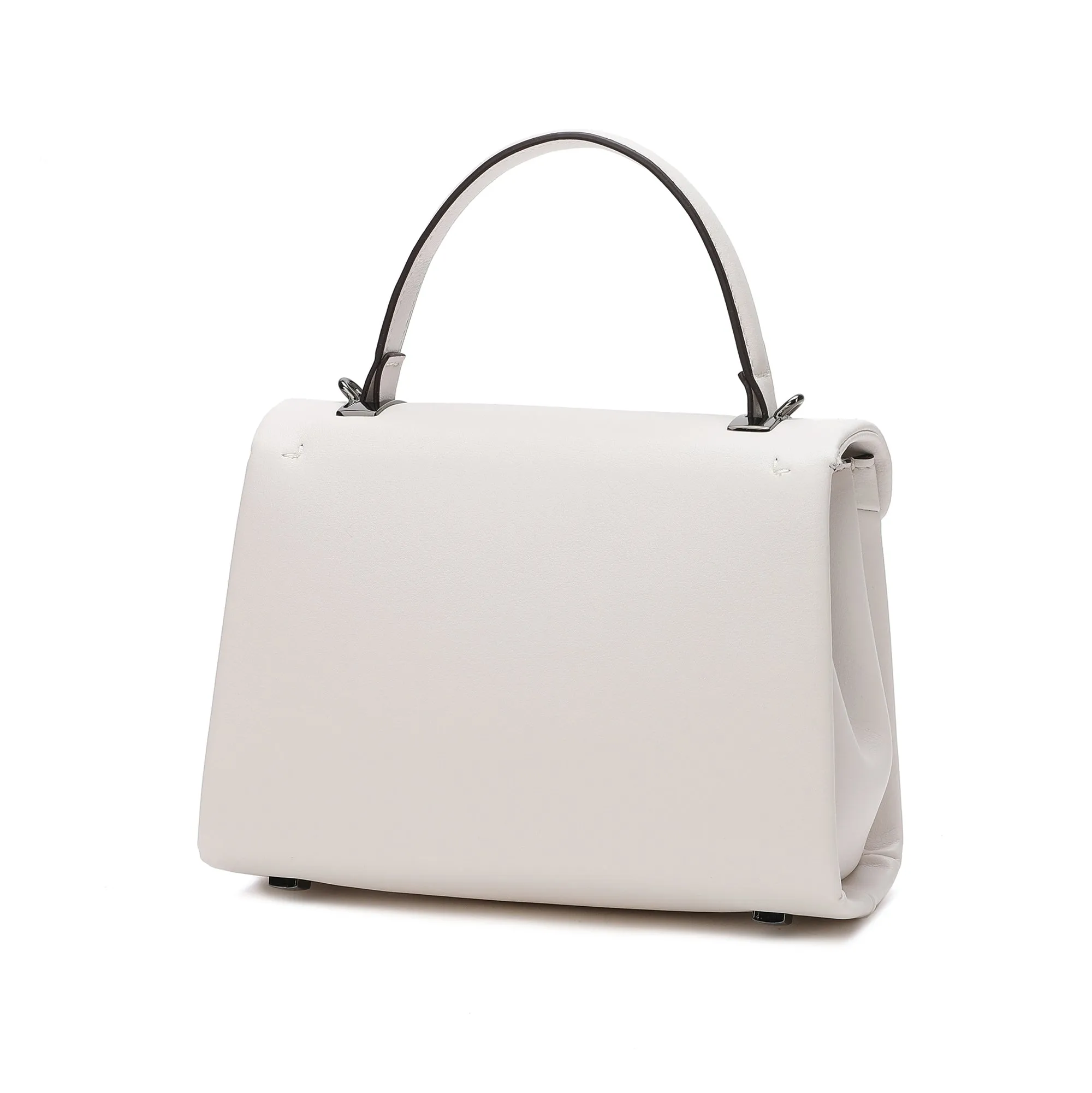 Tiffany & Fred Full-Grain Soft Leather Top-Handle