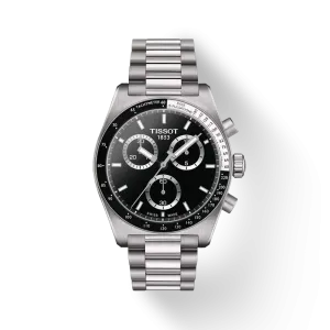 Tissot PR516 Chronograph, Black Dial, 40mm (T1494171105100)