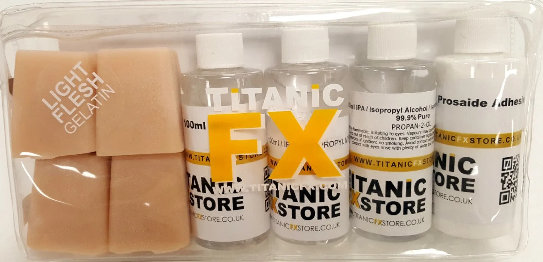 Titanic FX Transparent Water-resistant Artist Pouch