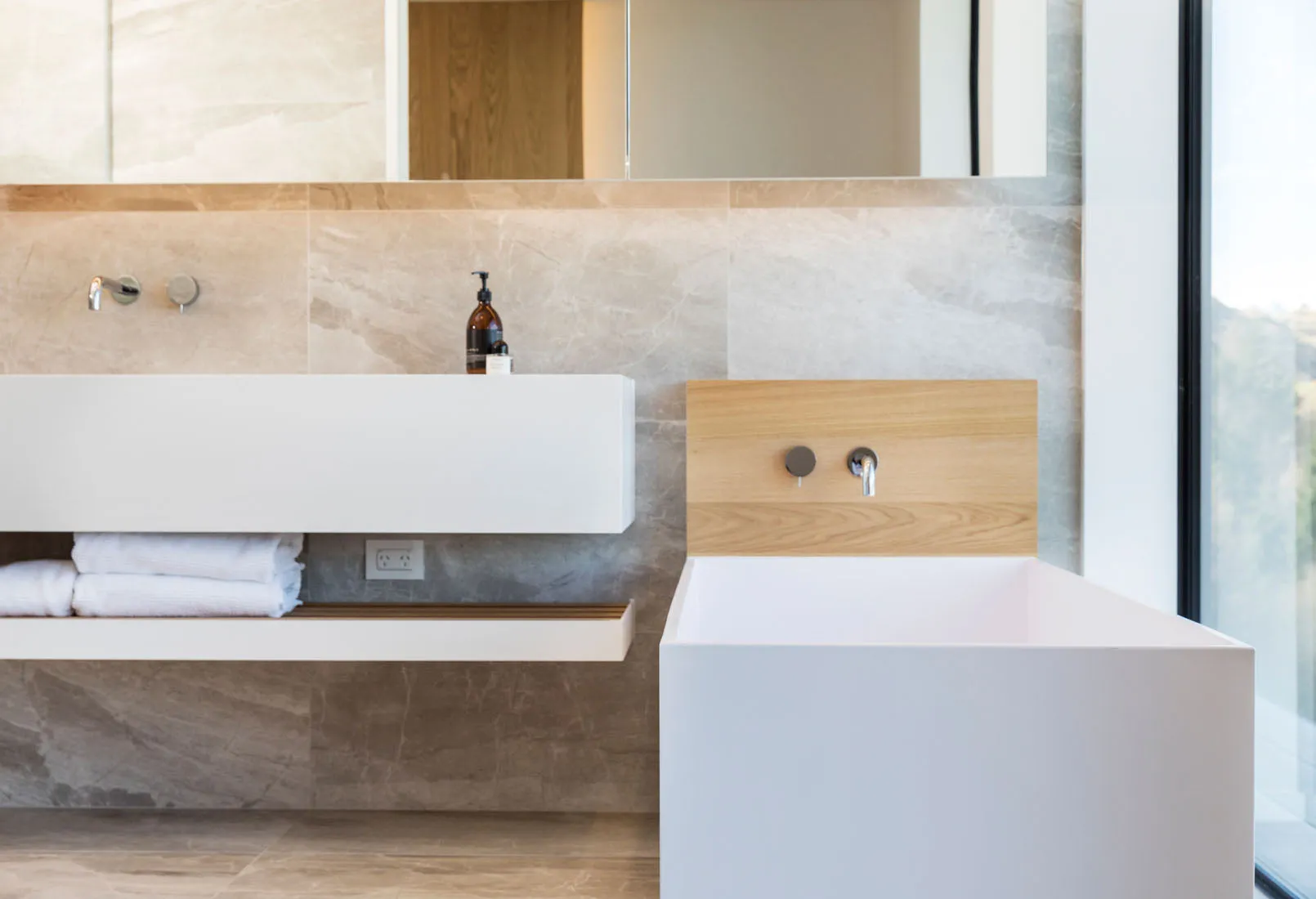 Toka Lite Alison Rectangle Stone Bath - Compact - 1500mm - ST23 1500