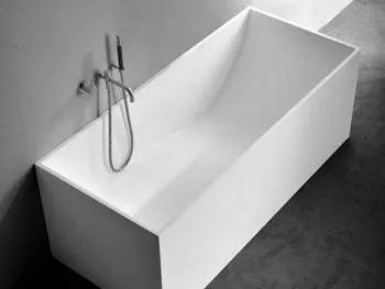 Toka Lite Alison Rectangle Stone Bath - Compact - 1500mm - ST23 1500
