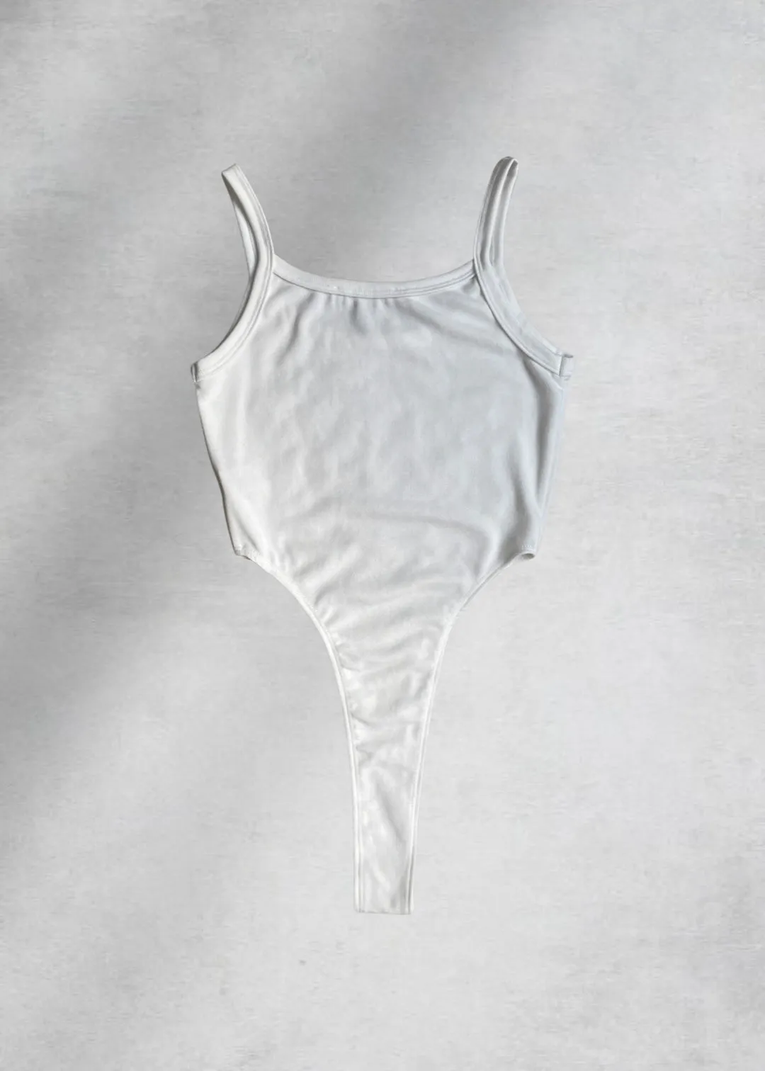 Toni Cheeky Knit Bodysuit - White