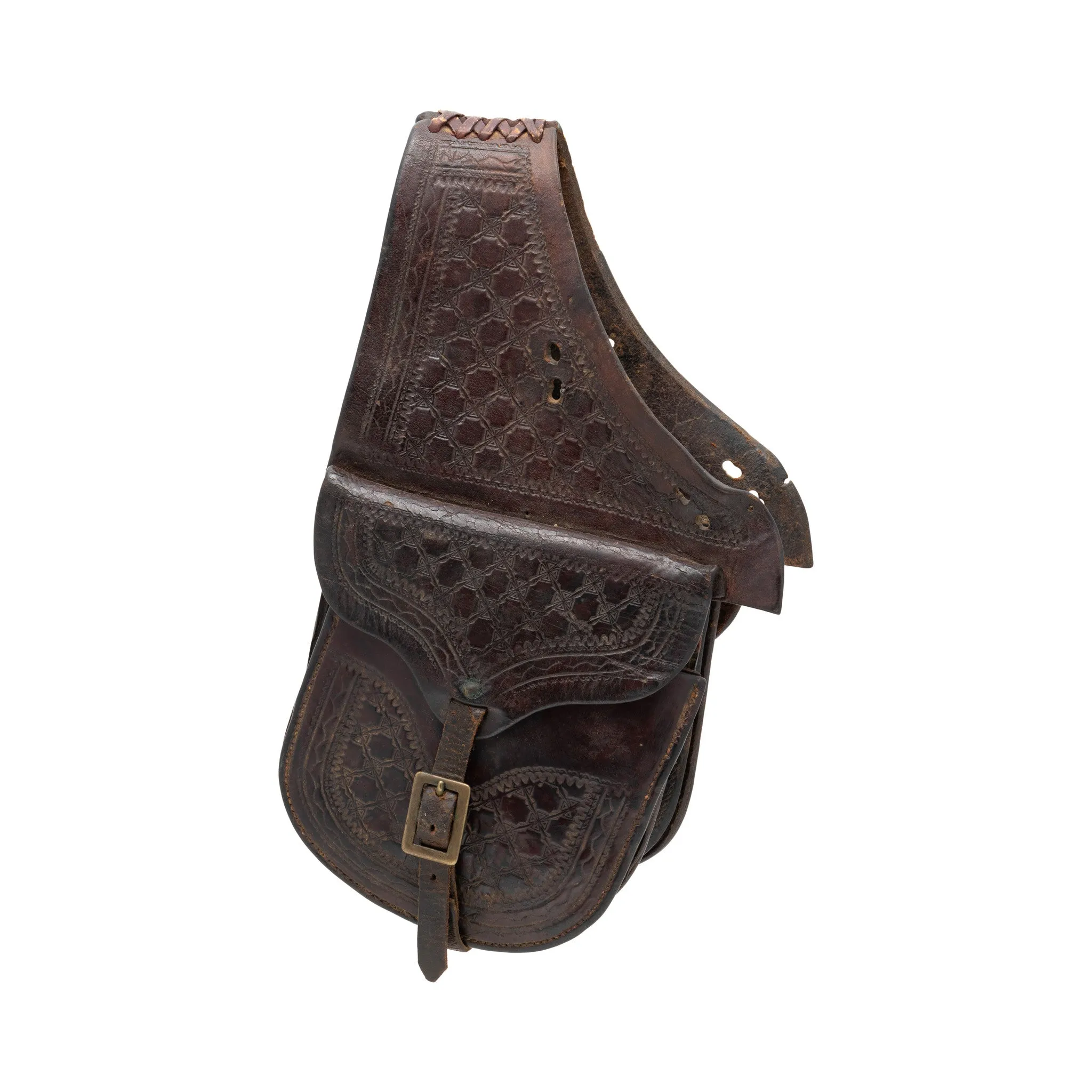 Tooled Saddle Bags