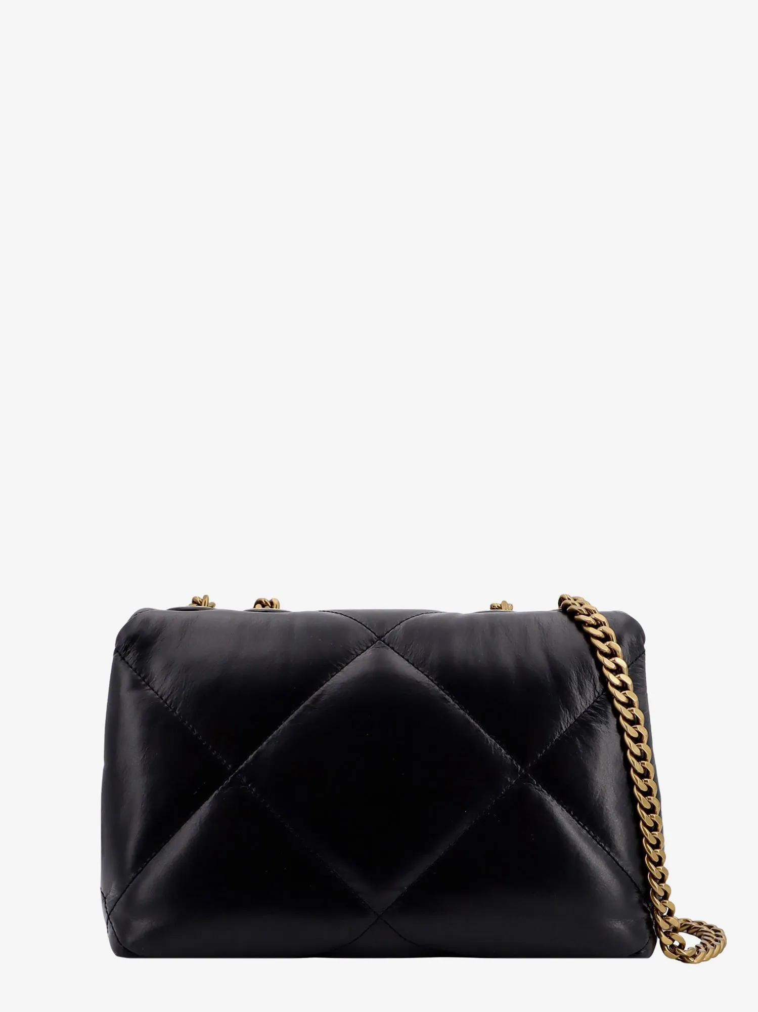 Tory Burch Matelassé Leather Shoulder Bag With Metal Logo