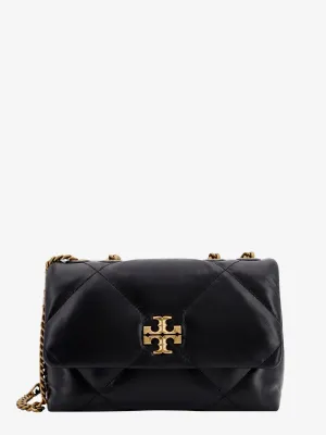 Tory Burch Matelassé Leather Shoulder Bag With Metal Logo