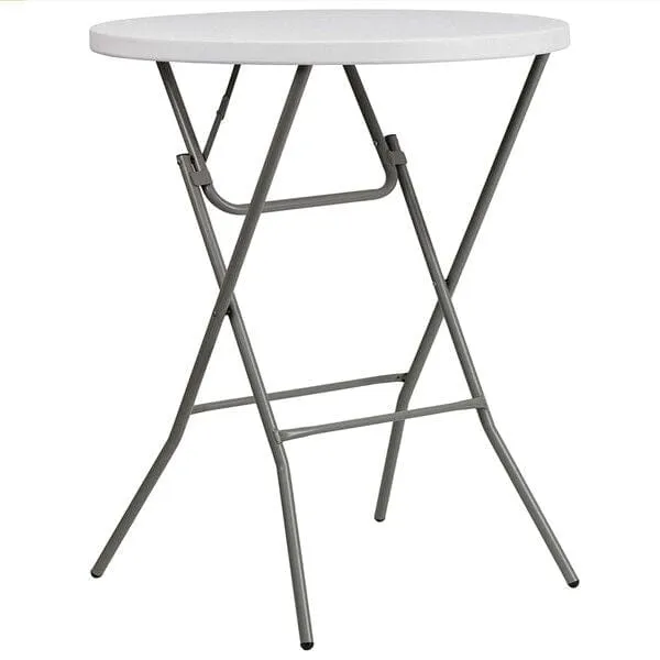 Totai Plastic Foldable Round Cocktail Table