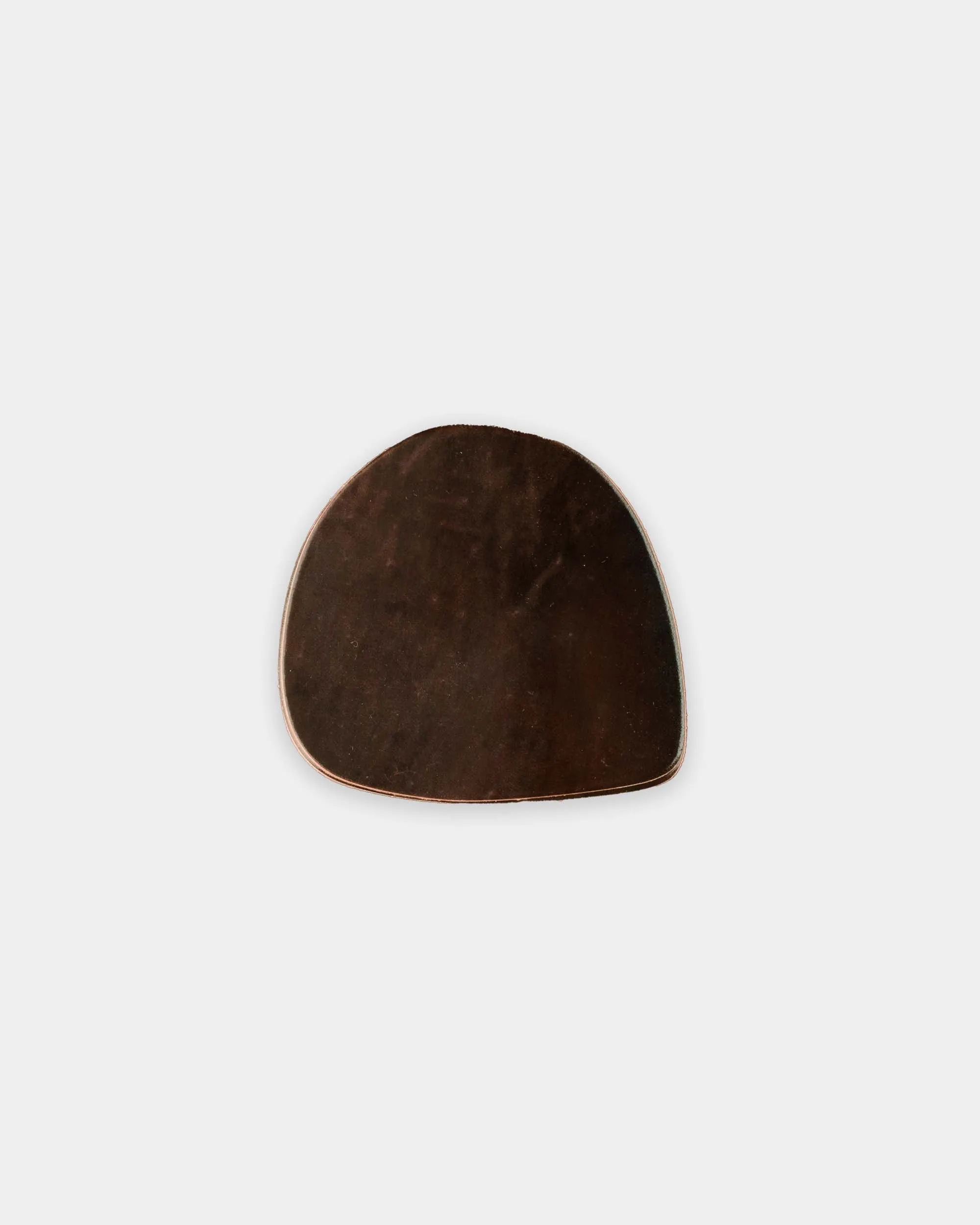 Truffle Coaster Stack in Shell Cordovan