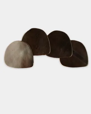 Truffle Coaster Stack in Shell Cordovan