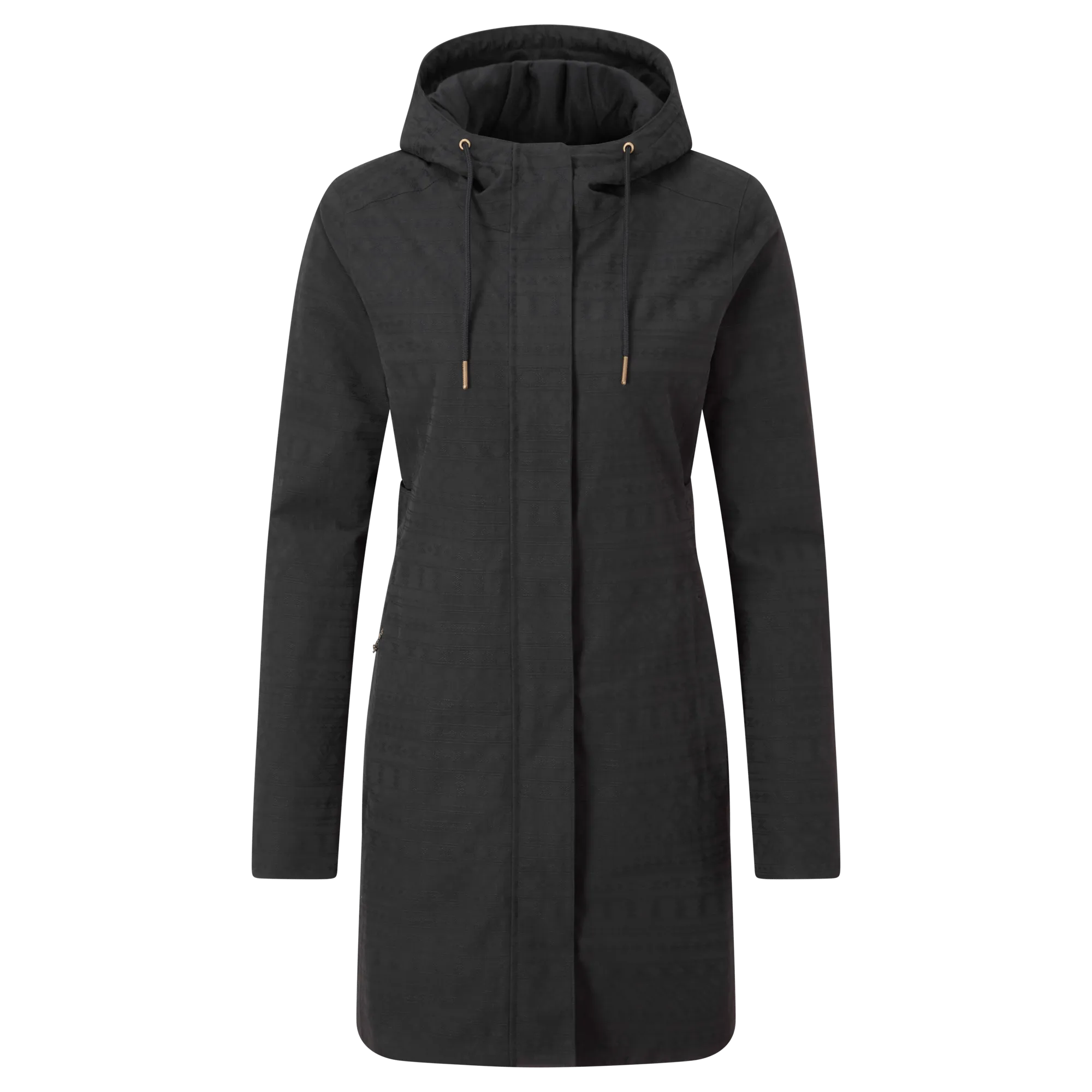 Tsering Jacquard Parka - Black