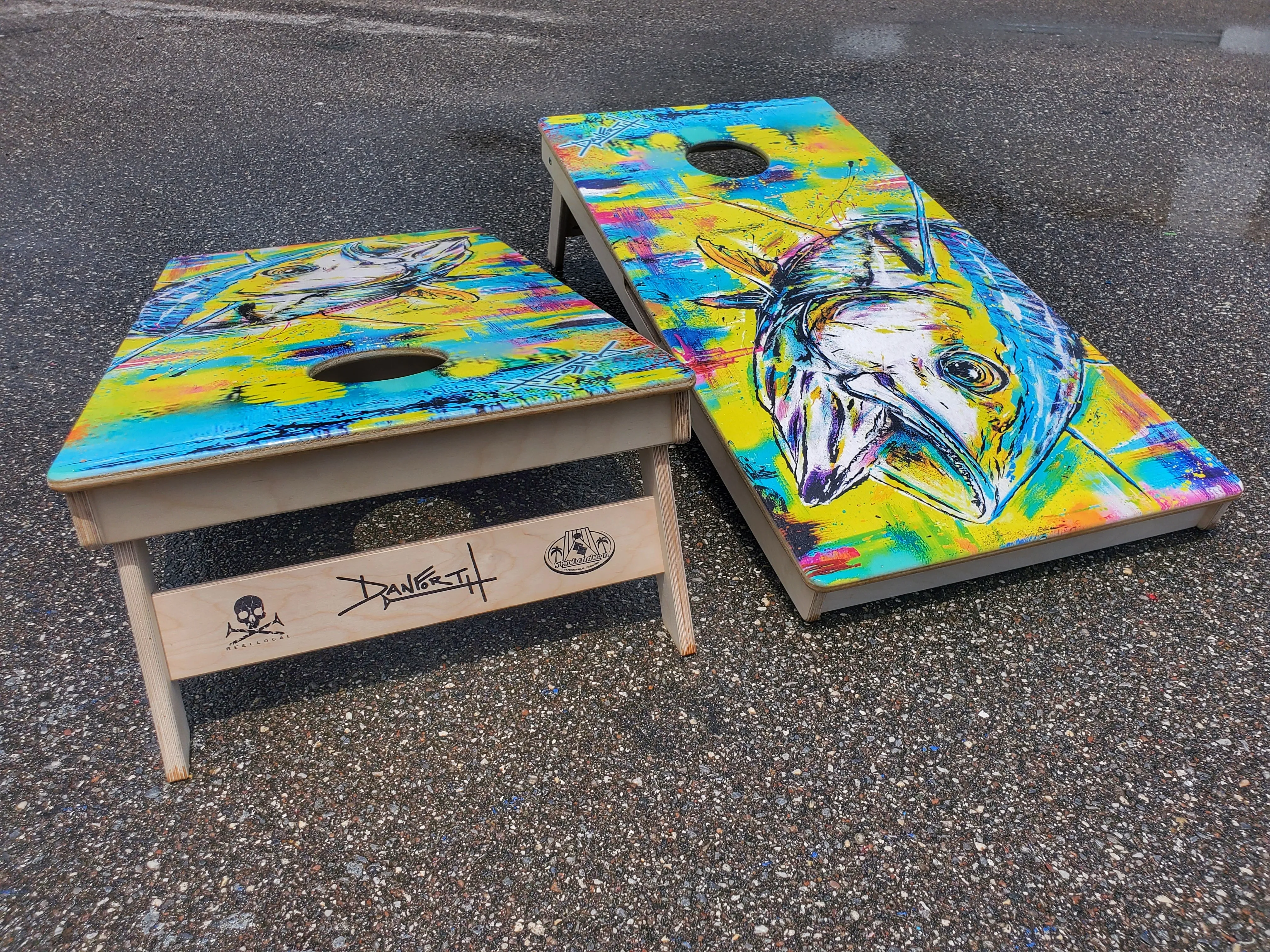 Tuna Cornhole Boards by Danforth Edition