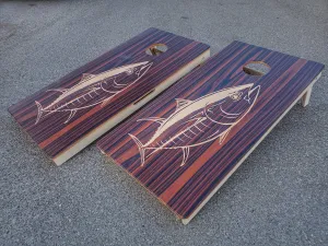 Tuna Cornhole Boards Direct Print