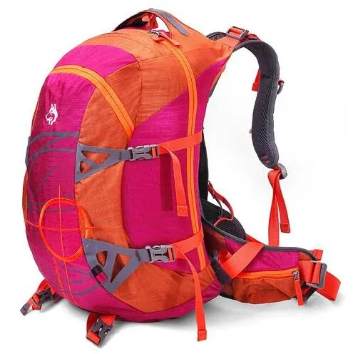 Two Tone Travel Backpack Outdoor Backpack, Nylon, One Size, 50 Liters