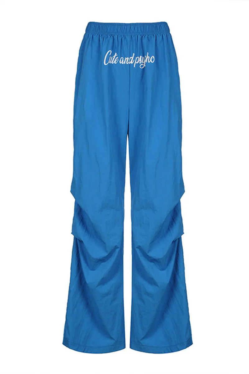 UNY4029 Double Strap Camis & Baggy Pants Set
