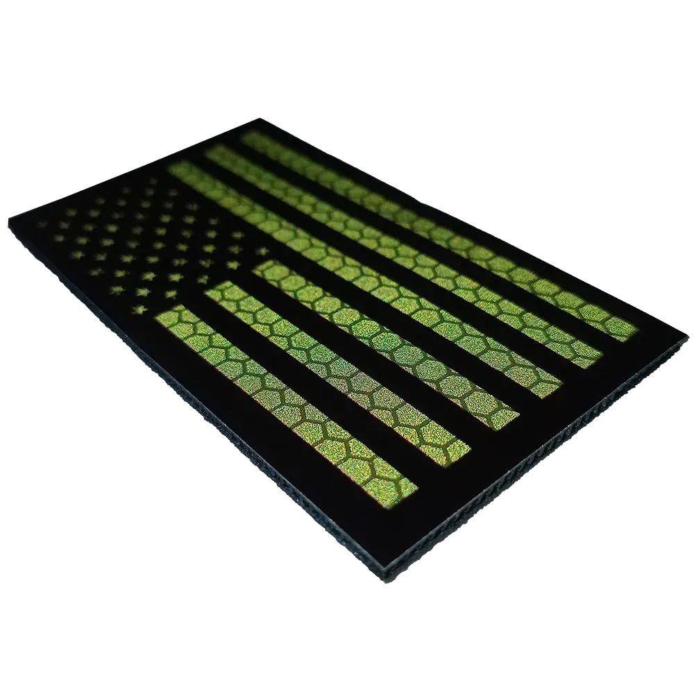 US Flag Reflective Patch