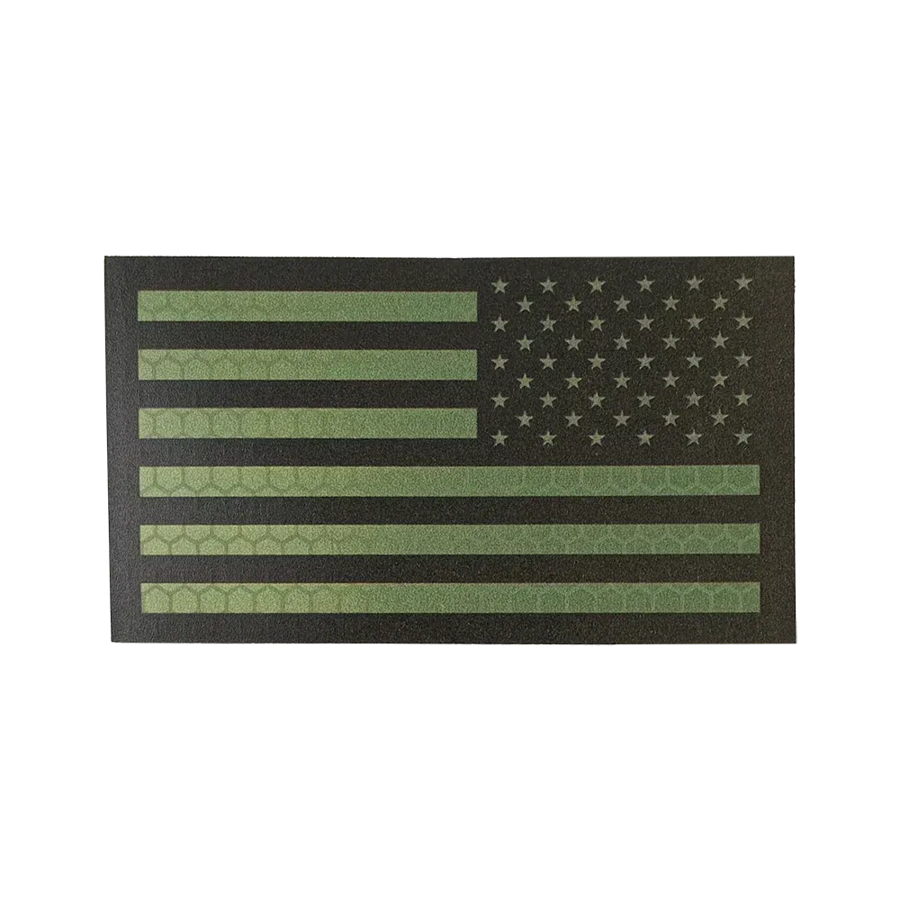 US Flag Reflective Patch