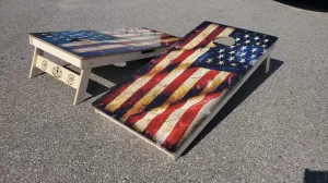 USA Flag distressed Themed Direct Print Boards