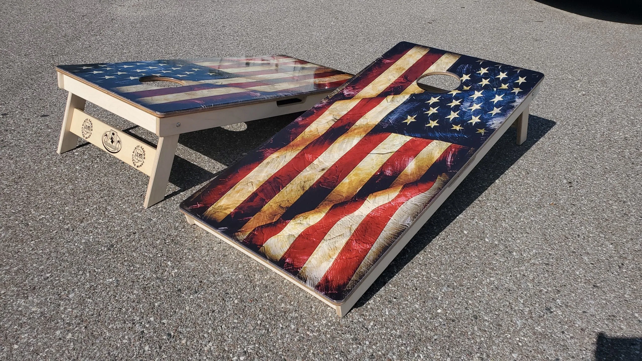 USA Flag distressed Themed Direct Print Boards