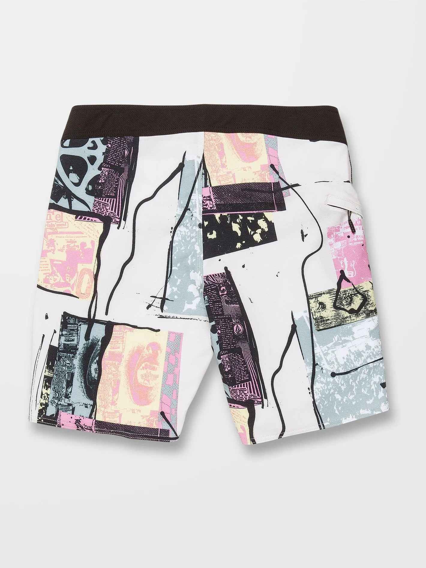 V Ent Flyer Mod 19" Boardshort - WHITECAP GREY
