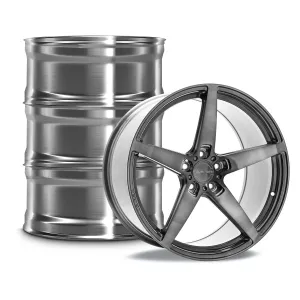 Velgen Classic5 V2 Lightweight Brushed Titanium 22s | Jeep Grand Cherokee WK2 / Durango