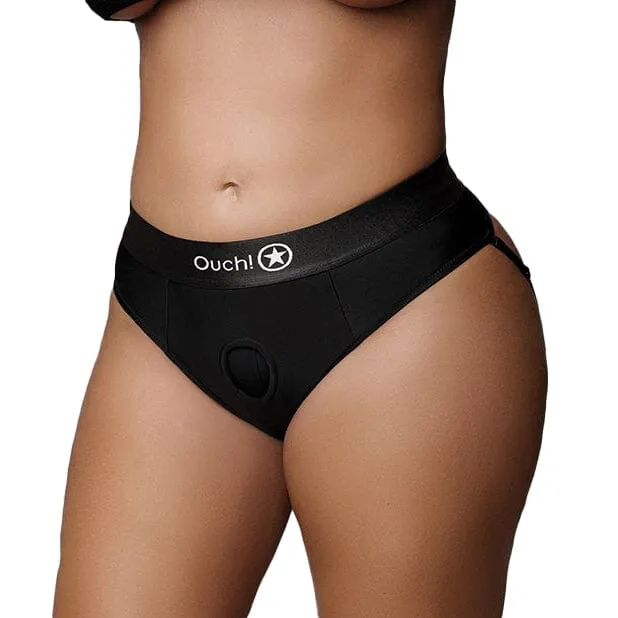 Vibrating Strap On Thong Harness