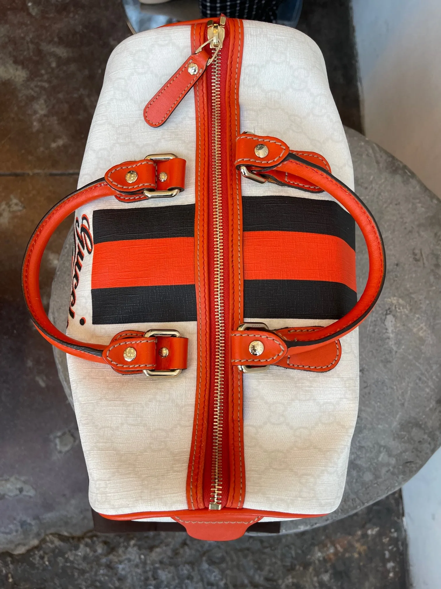 Vintage Gucci boston bag. Limited edition.