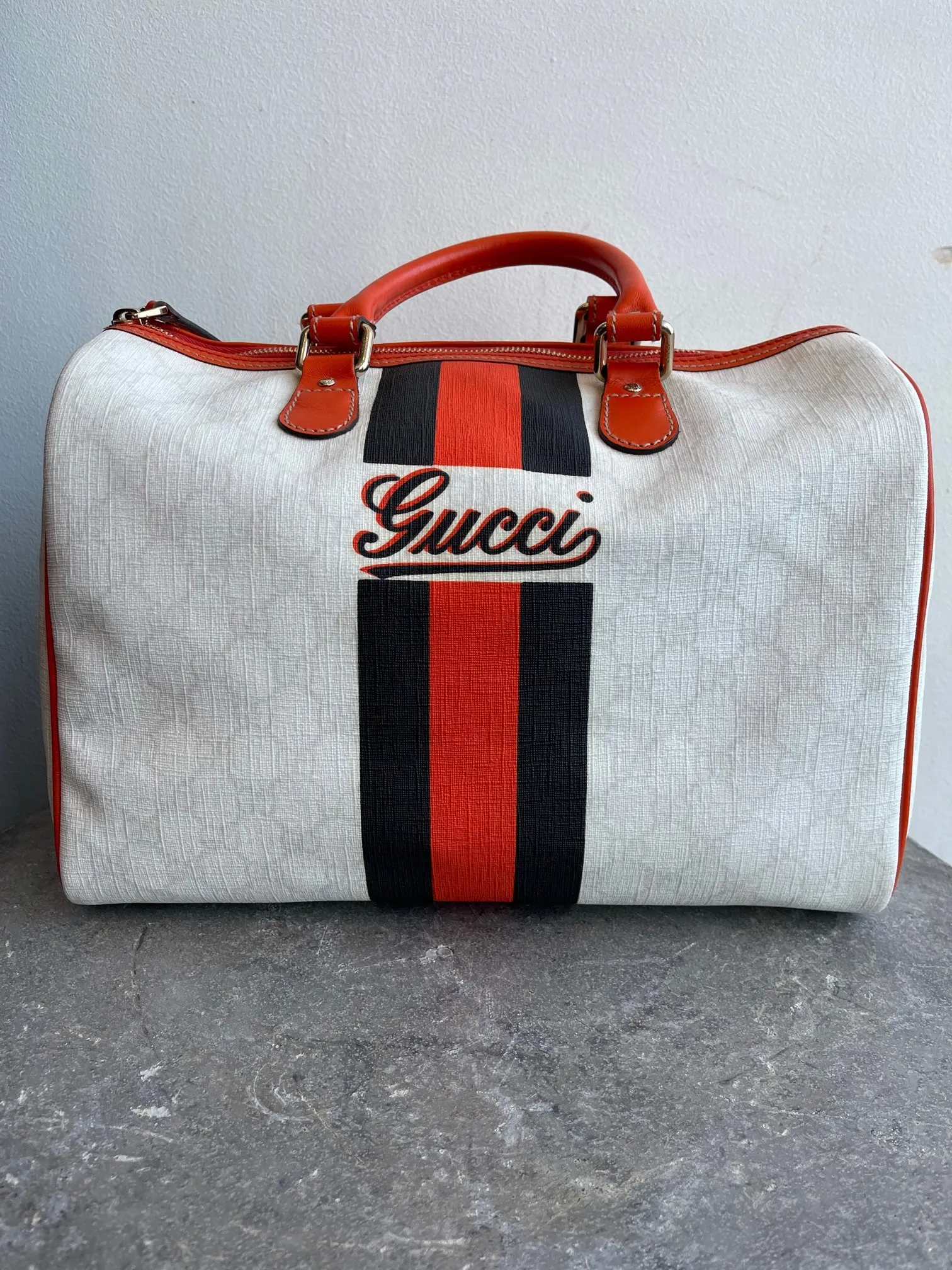 Vintage Gucci boston bag. Limited edition.