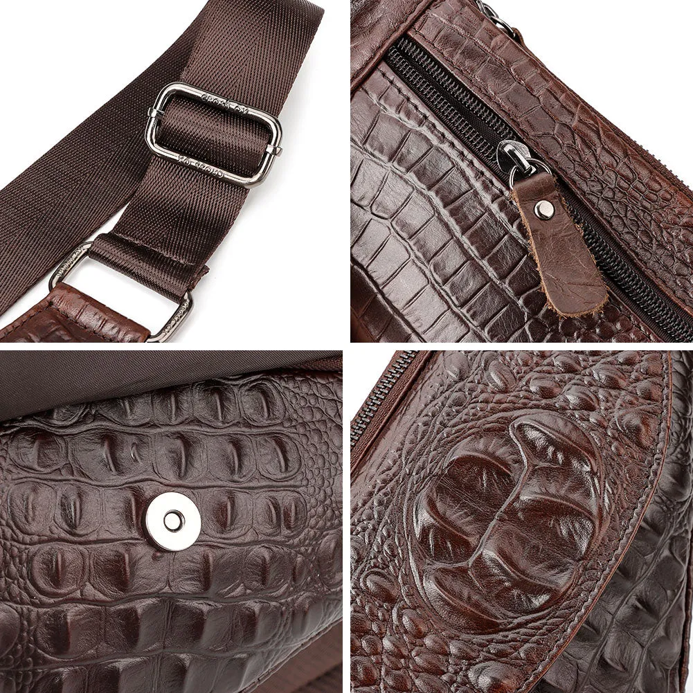 Vintage High Quality Crossbody Men Chest Bag